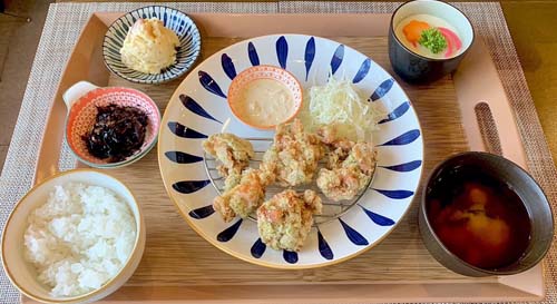 のり塩からあげ定食　NORISHIO KARAAGE TEISHOKU