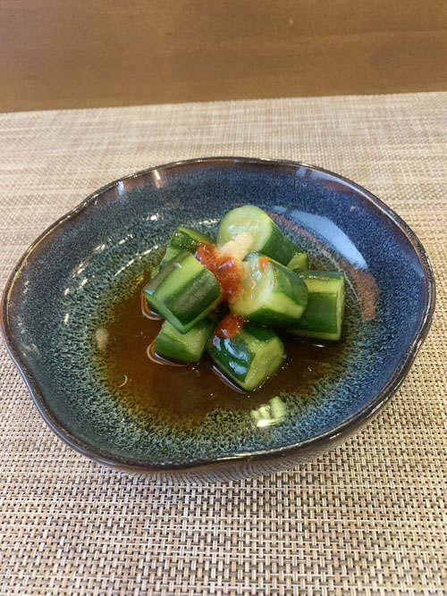 きゅうりのお漬物	Cucumber Tsukemono	