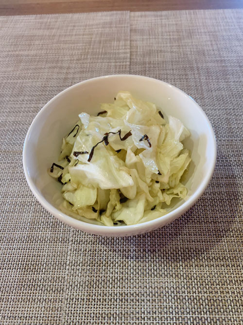 塩昆布キャベツ	Shio konbu Cabbage	