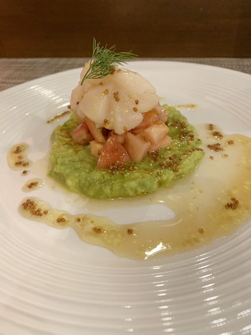 アボカドホタテサラダ	Avocado scallop salad	