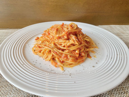 トマトにんにくパスタ	Tomato Garlic Pasta	