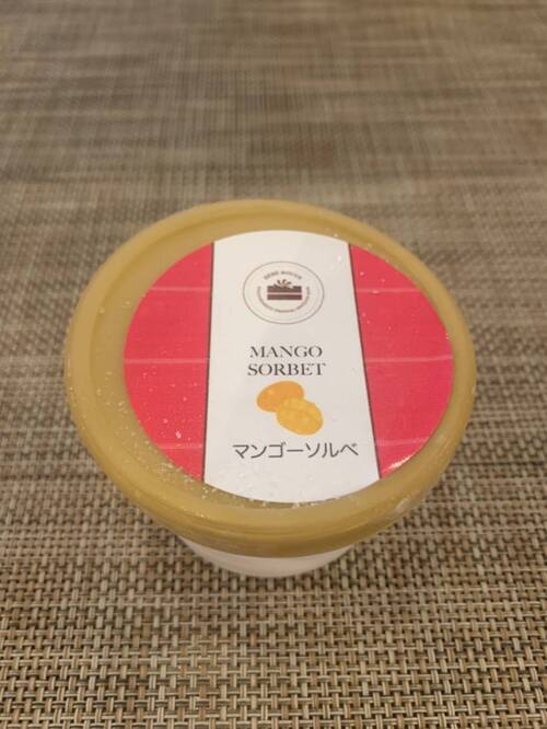 マンゴーソルベ Mango Sorbet Ice cream