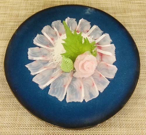 タイのお刺身 Tai sashimi