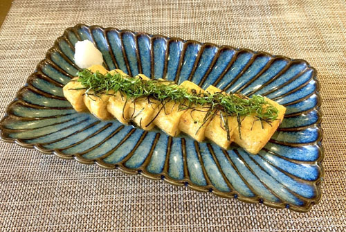 めんたいこだし巻き Mentaiko Dashimaki