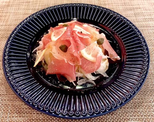 生ハムオニオンサラダ	Nama ham onion salad